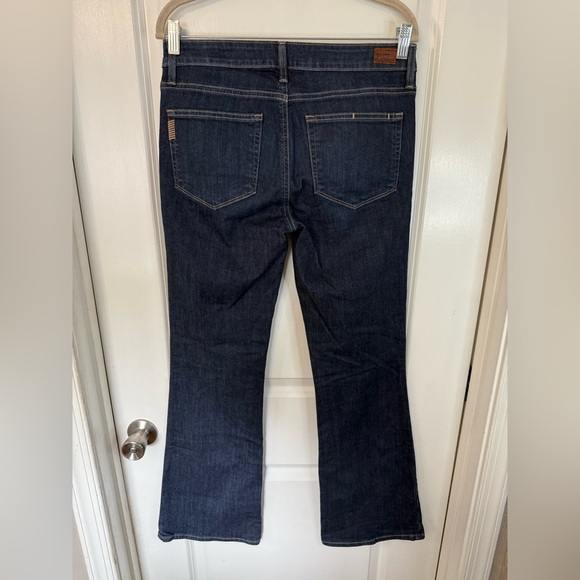 Paige Women’s Dark Denim Skyline Mid-Rise Bootcut Flare Jeans - Size 29 - Picture 4 of 9